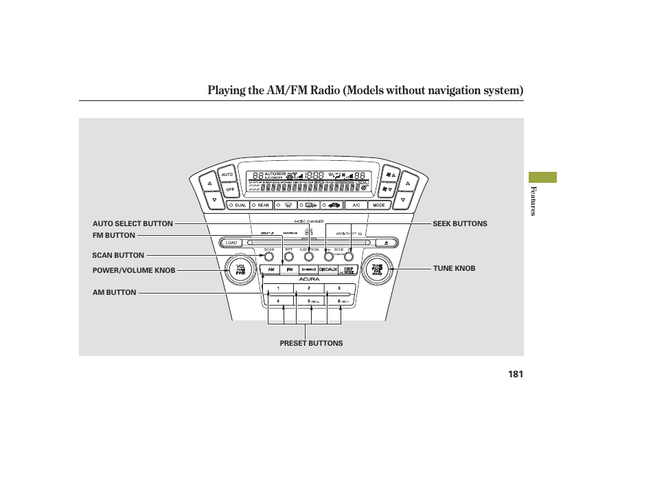 Acura 2008 MDX User Manual | Page 187 / 490