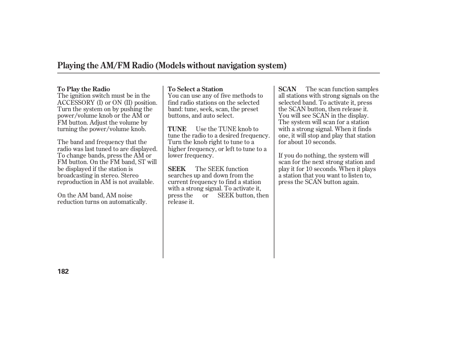 Acura 2008 MDX User Manual | Page 188 / 490