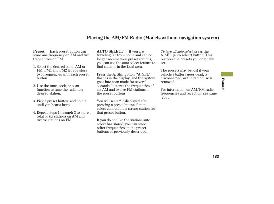 Acura 2008 MDX User Manual | Page 189 / 490