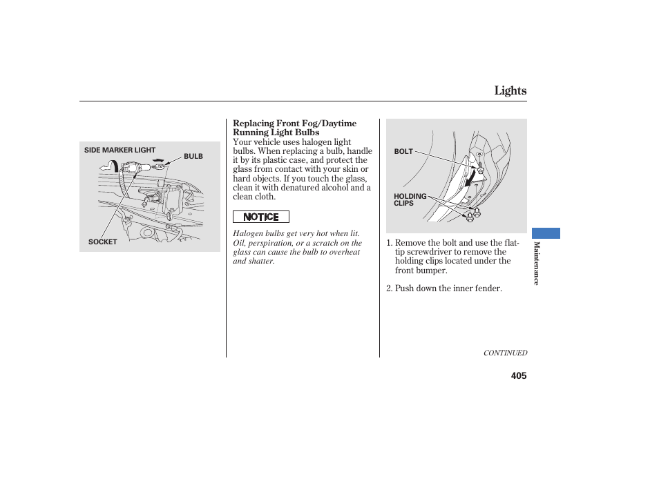 Lights | Acura 2008 MDX User Manual | Page 411 / 490