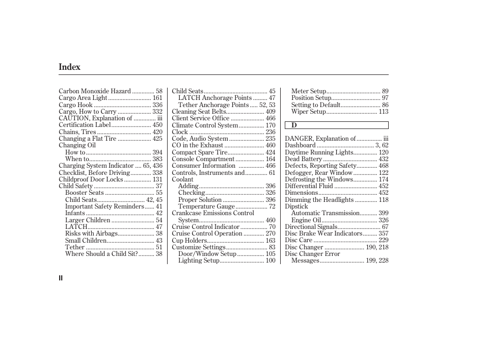 Index | Acura 2008 MDX User Manual | Page 478 / 490