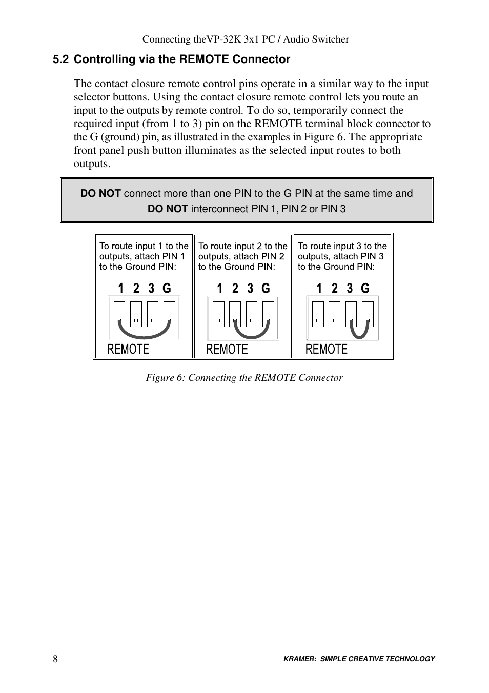 Kramer Electronics VP-32K User Manual | Page 10 / 13