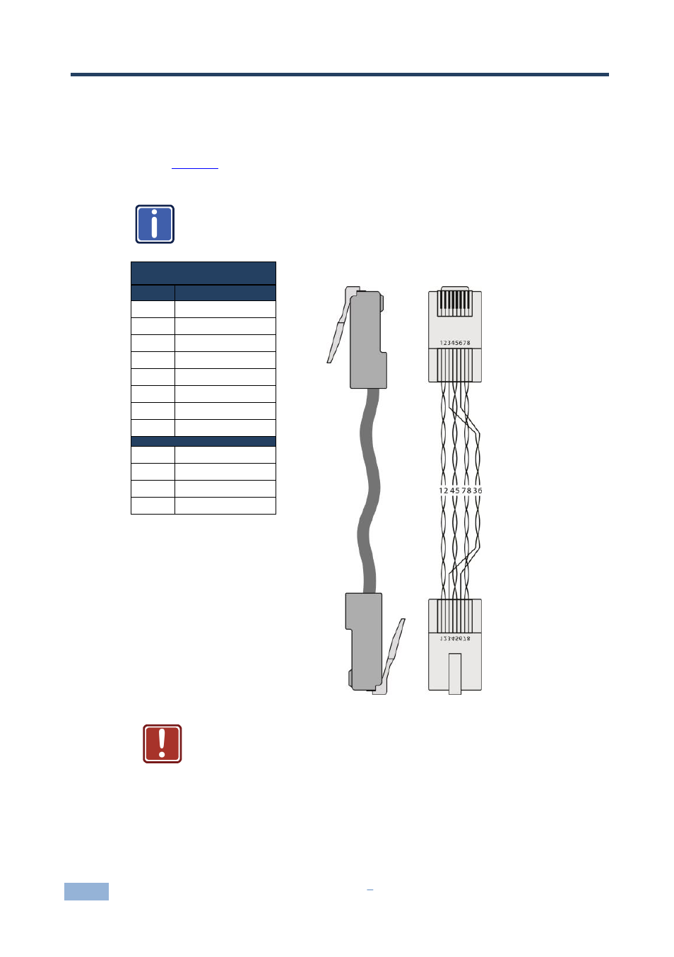 7 wiring the twisted pair rj-45 connectors, Wiring the twisted pair rj-45 connectors, Figure 3: tp pinout wiring | Section, 7wiring the twisted pair rj-45 connectors | Kramer Electronics VM-1H4C User Manual | Page 13 / 17