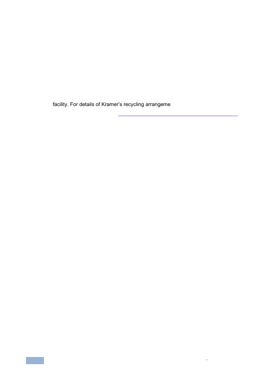 5 recycling kramer products, Recycling kramer products | Kramer Electronics VM-1H4C User Manual | Page 7 / 17