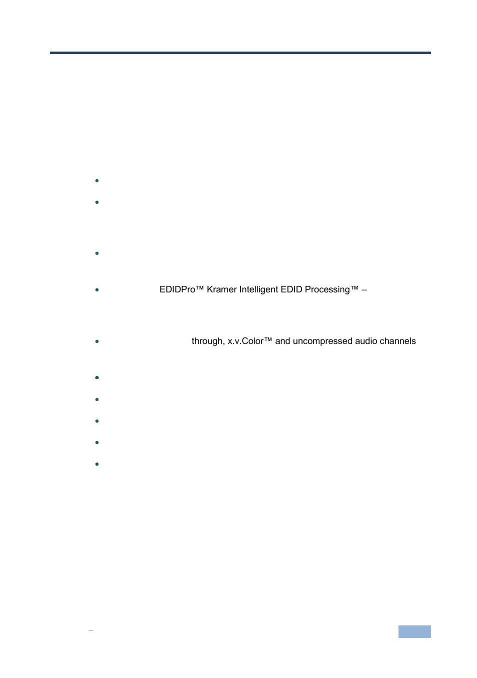 3 overview, Overview, 3overview | Kramer Electronics VM-1H4C User Manual | Page 8 / 17
