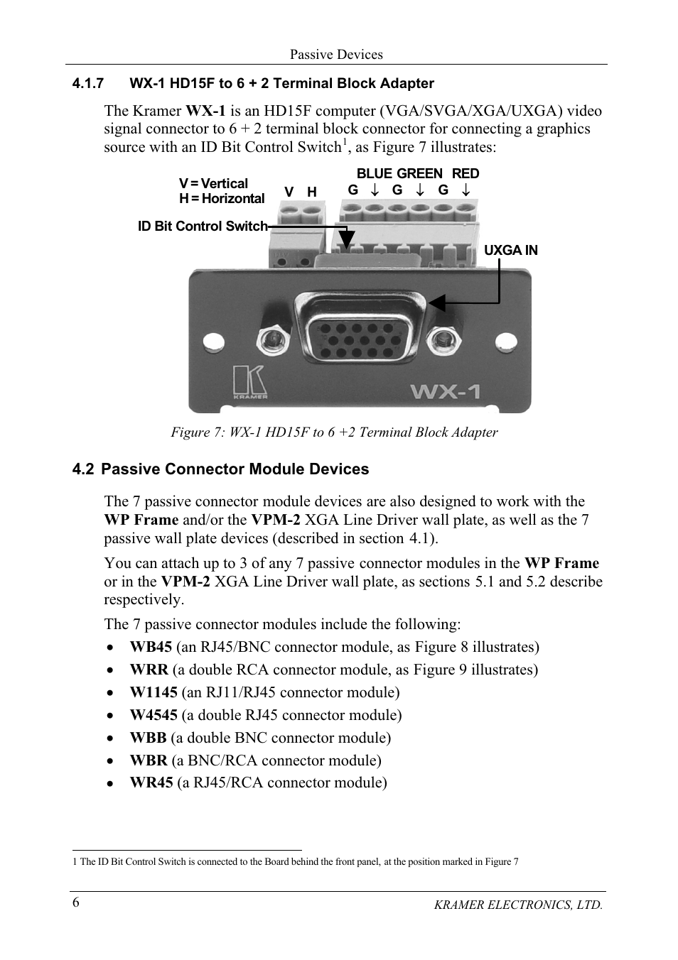 Kramer Electronics VPM-2 User Manual | Page 11 / 42