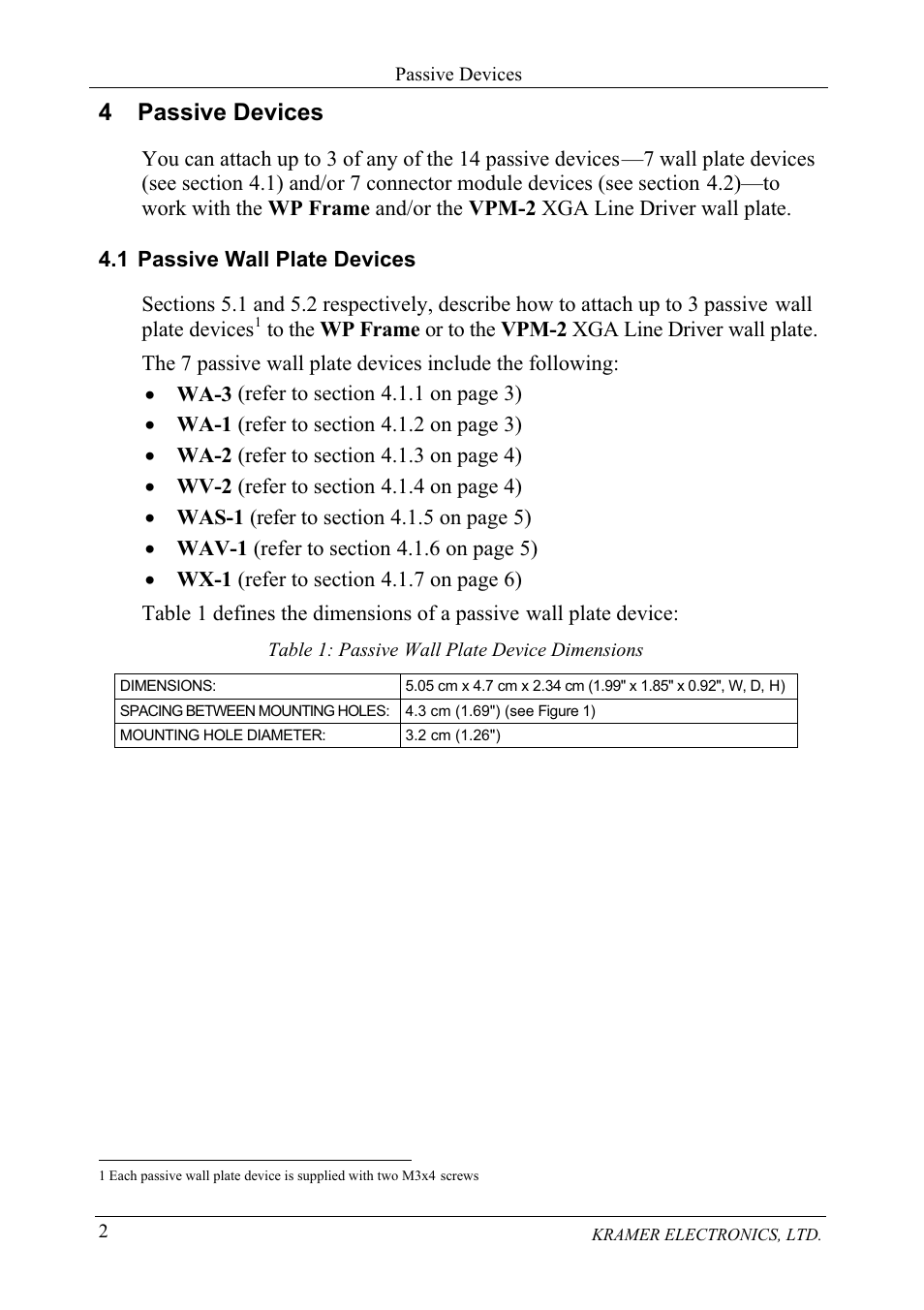 Kramer Electronics VPM-2 User Manual | Page 7 / 42