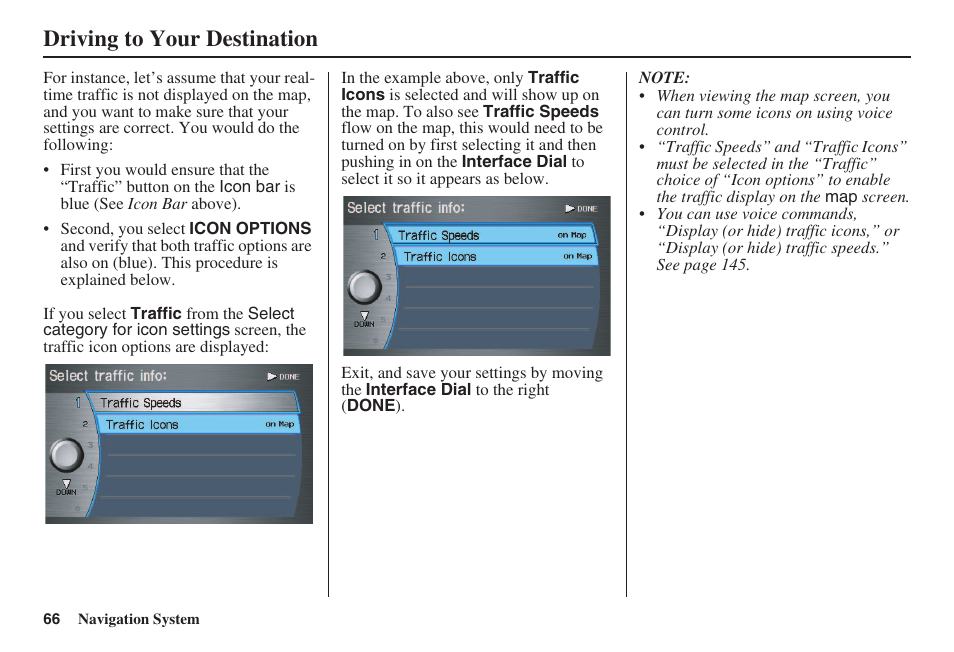 Driving to your destination | Acura 2008 RL 00X31 SJA 8100 User Manual | Page 67 / 163