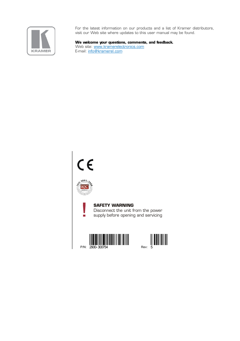 Kramer Electronics SID-X1 User Manual | Page 23 / 23