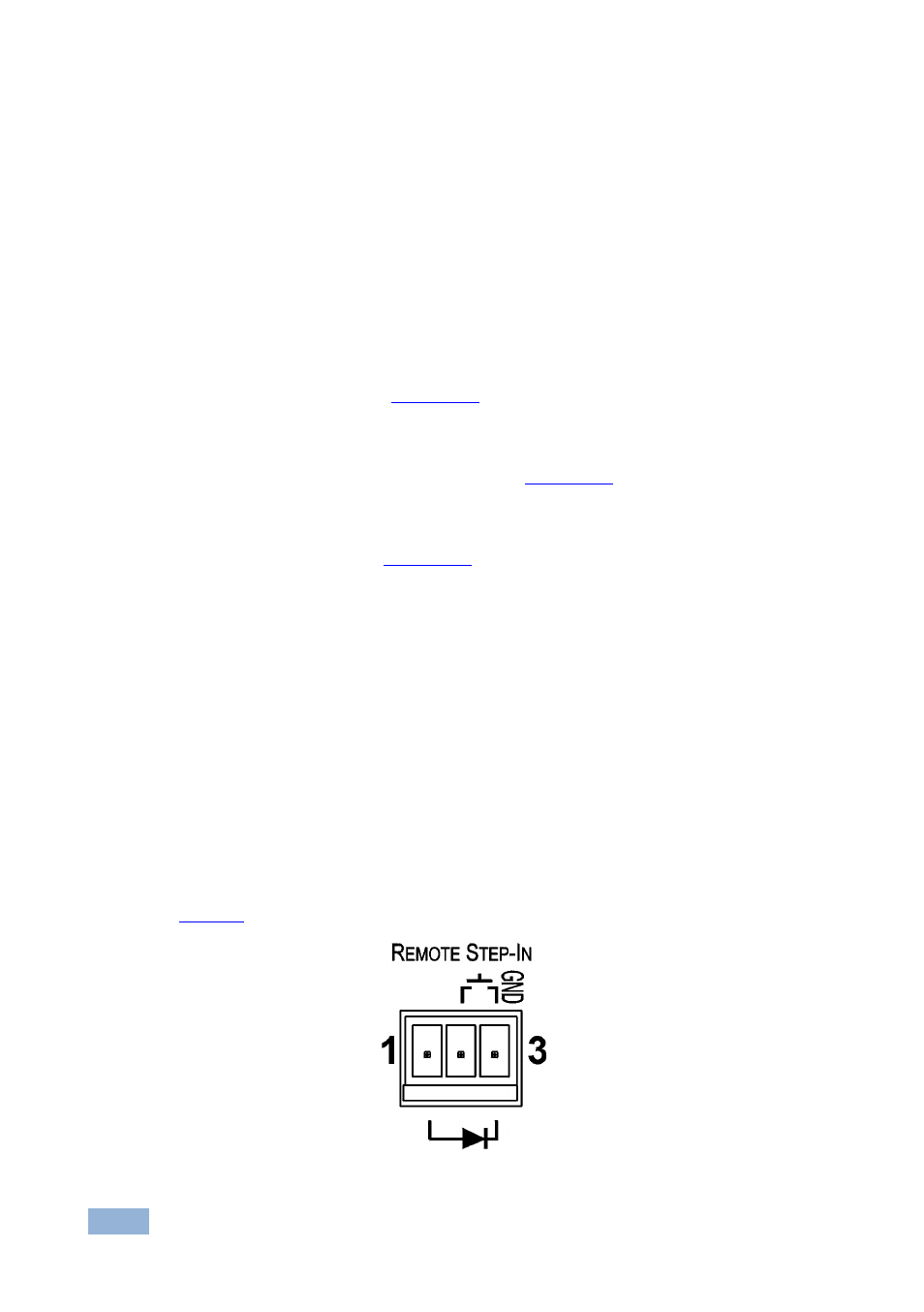 1 connecting the remote step-in switch and led, Connecting the remote step-in switch and led, Figure 4: remote step-in switch and led wiring | Kramer Electronics SID-X1N User Manual | Page 12 / 23