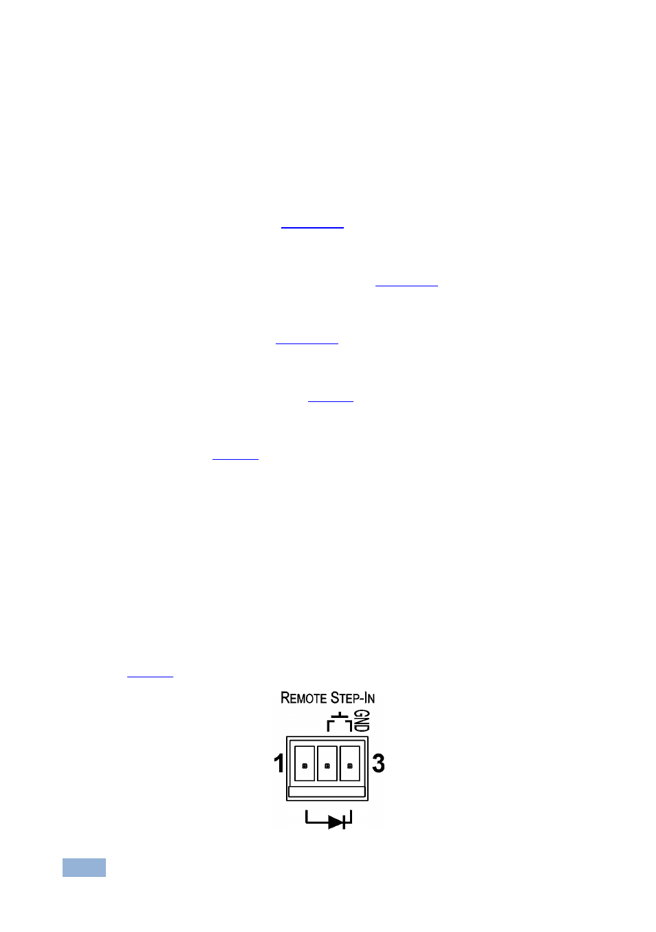 1 connecting the remote step-in switch and led, Connecting the remote step-in switch and led, Figure 4: remote step-in switch and led wiring | Kramer Electronics SID-X3N User Manual | Page 12 / 22