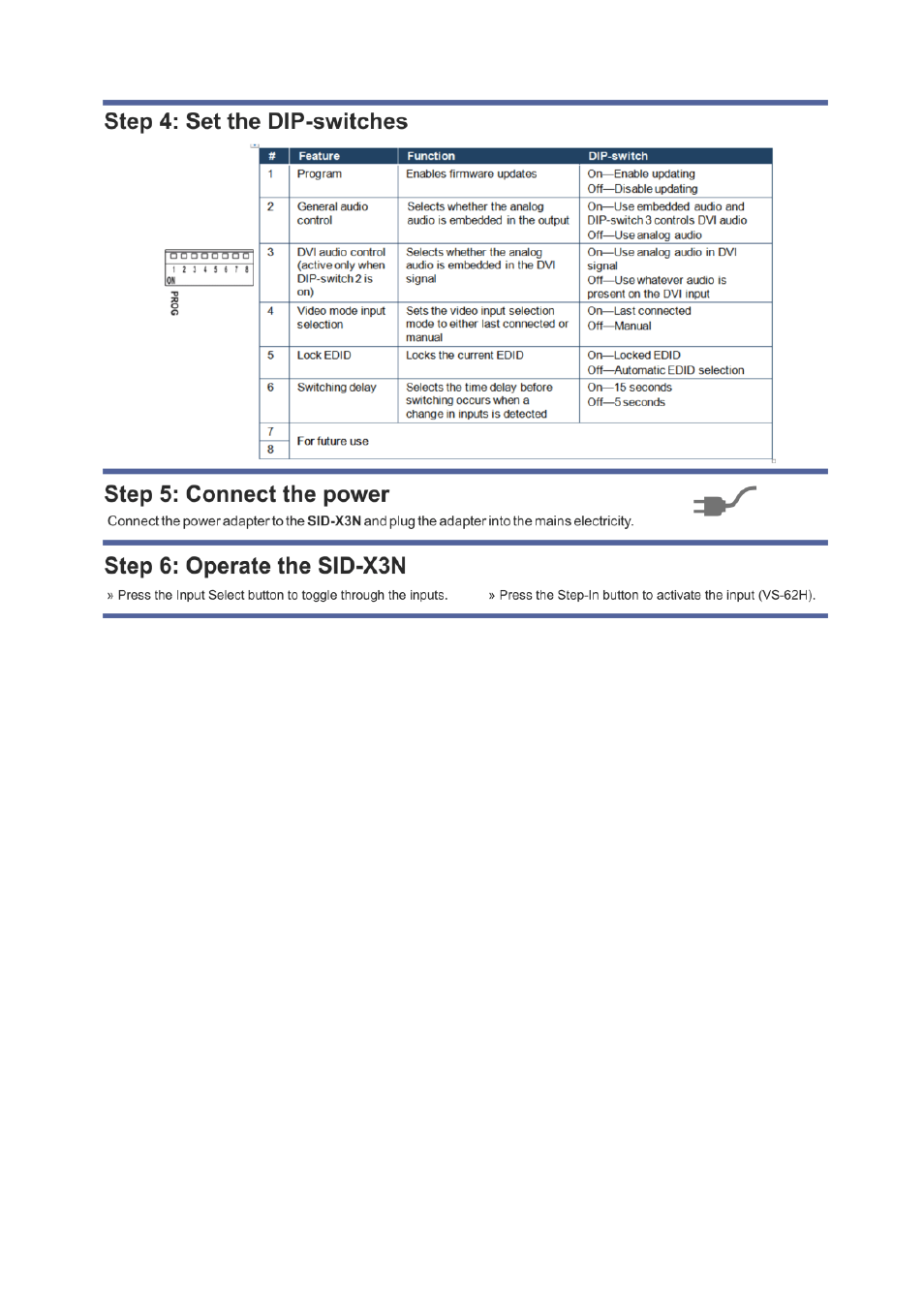 Kramer Electronics SID-X3N User Manual | Page 3 / 22