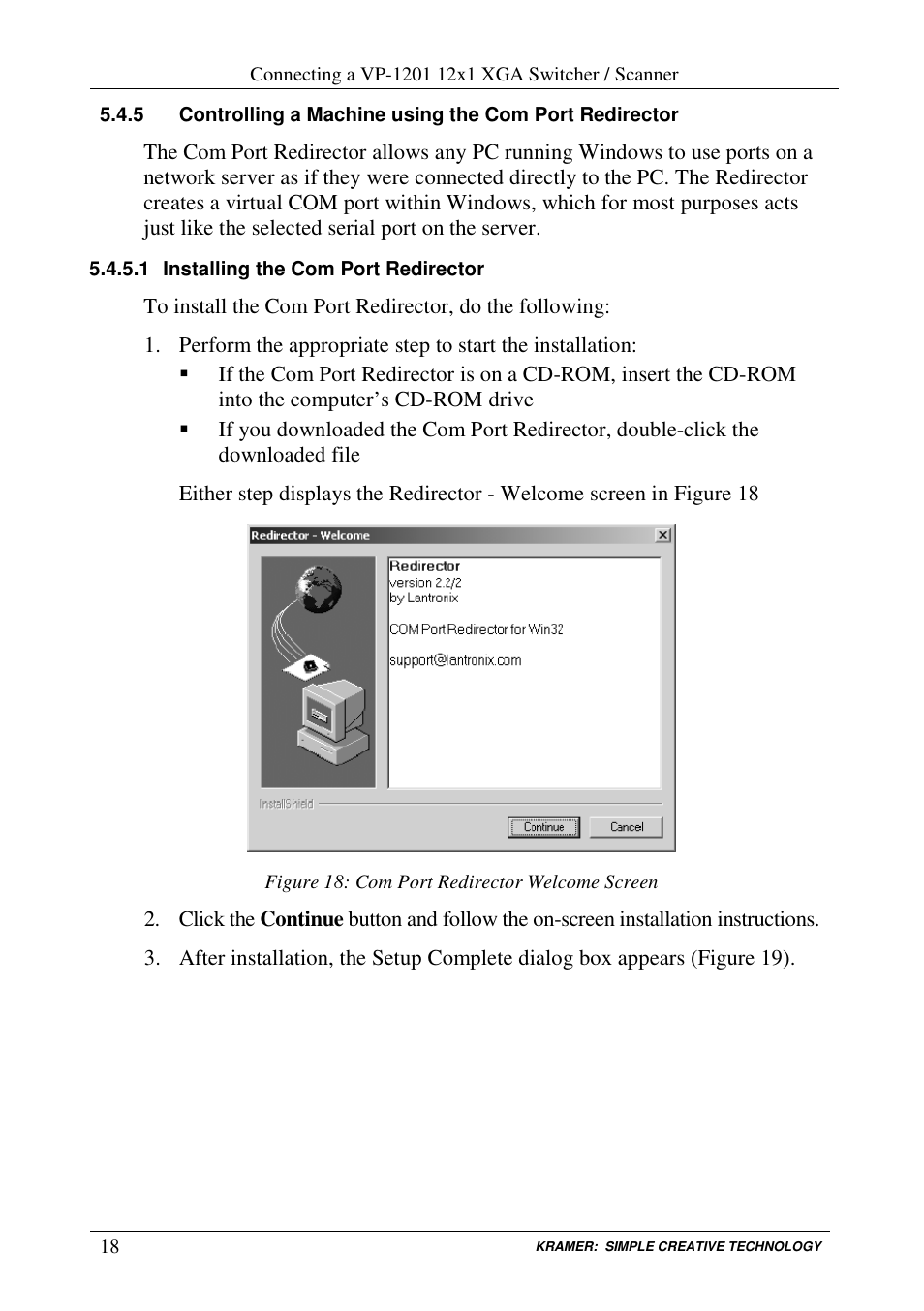 Kramer Electronics VP-1201 User Manual | Page 22 / 50