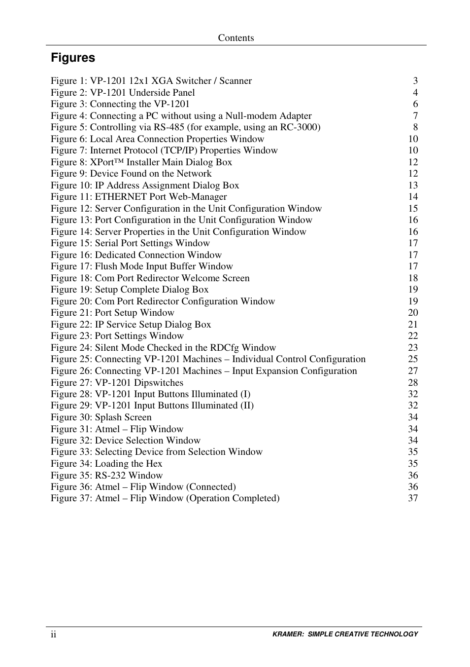 Kramer Electronics VP-1201 User Manual | Page 3 / 50