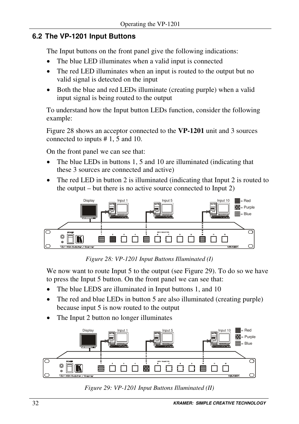 Kramer Electronics VP-1201 User Manual | Page 36 / 50