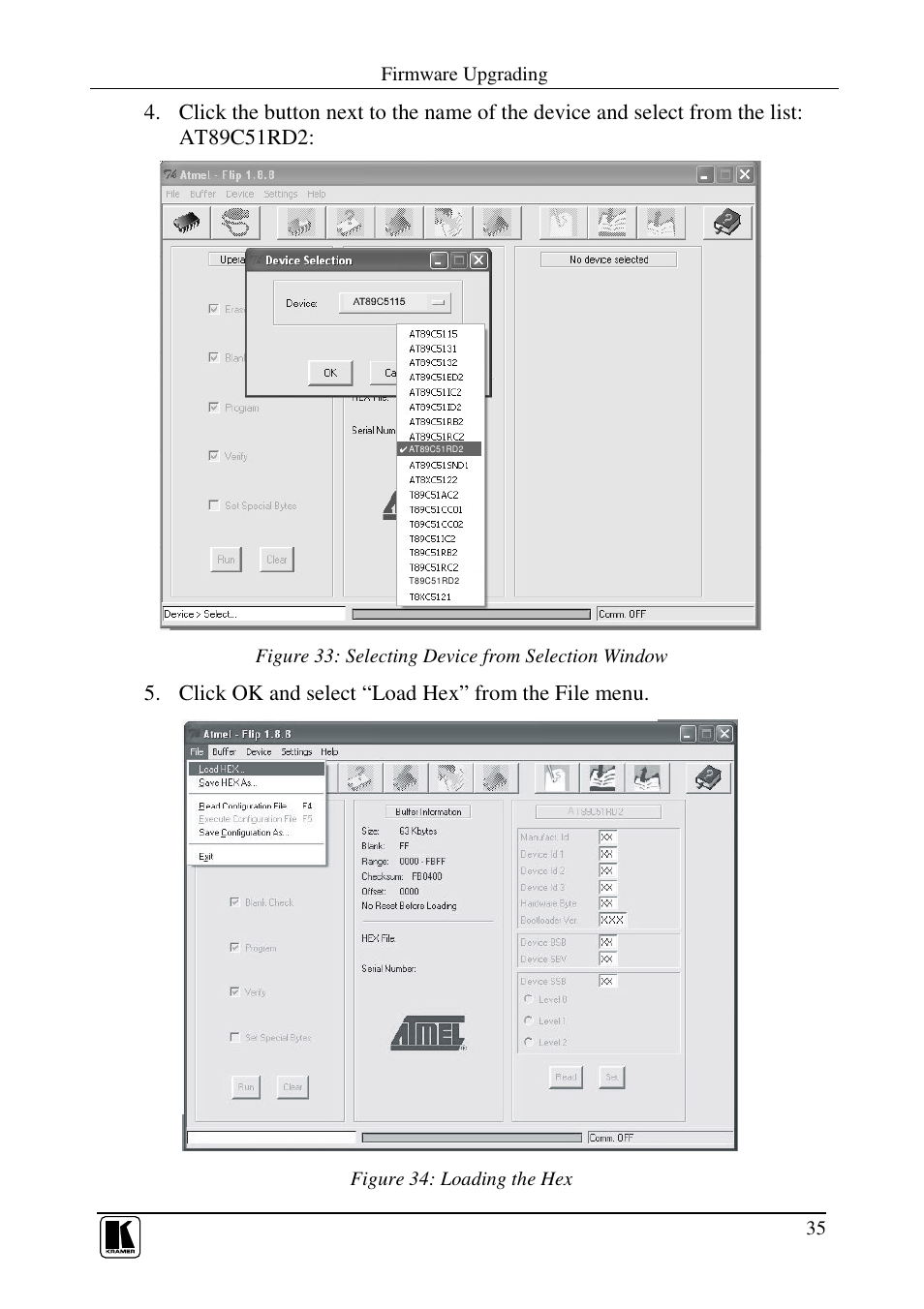 Kramer Electronics VP-1201 User Manual | Page 39 / 50