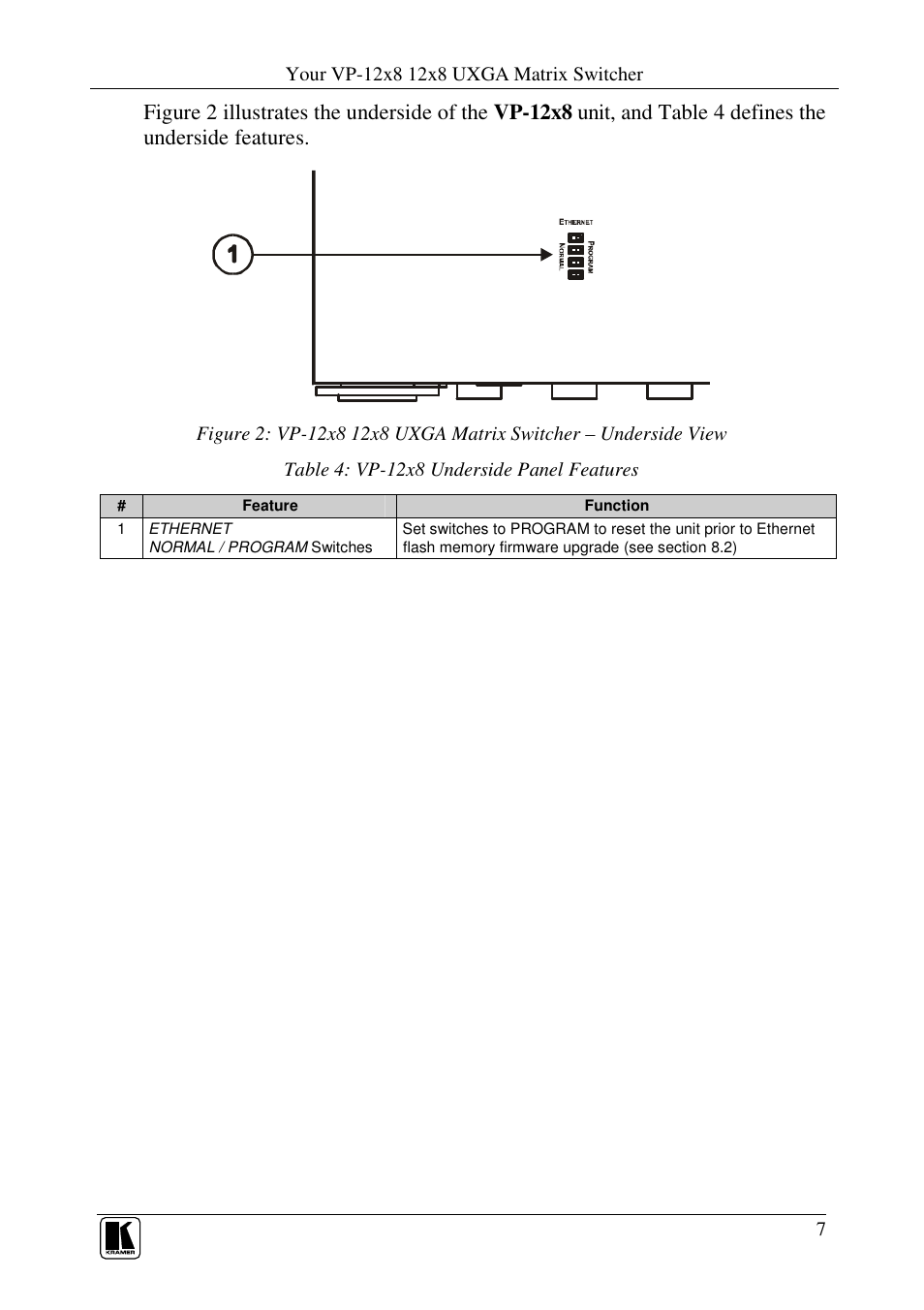 Kramer Electronics VP-12x8 User Manual | Page 10 / 34