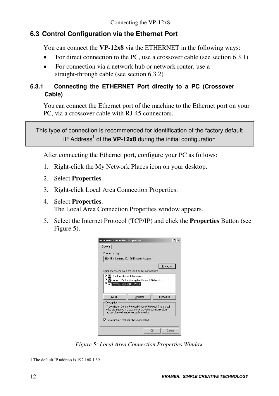 Kramer Electronics VP-12x8 User Manual | Page 15 / 34