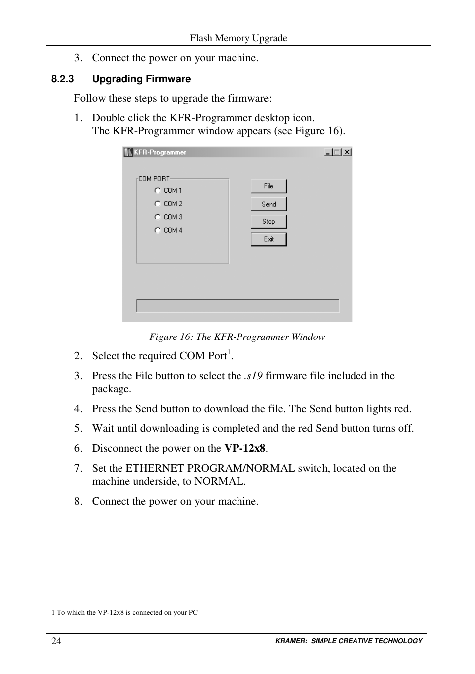 Kramer Electronics VP-12x8 User Manual | Page 27 / 34