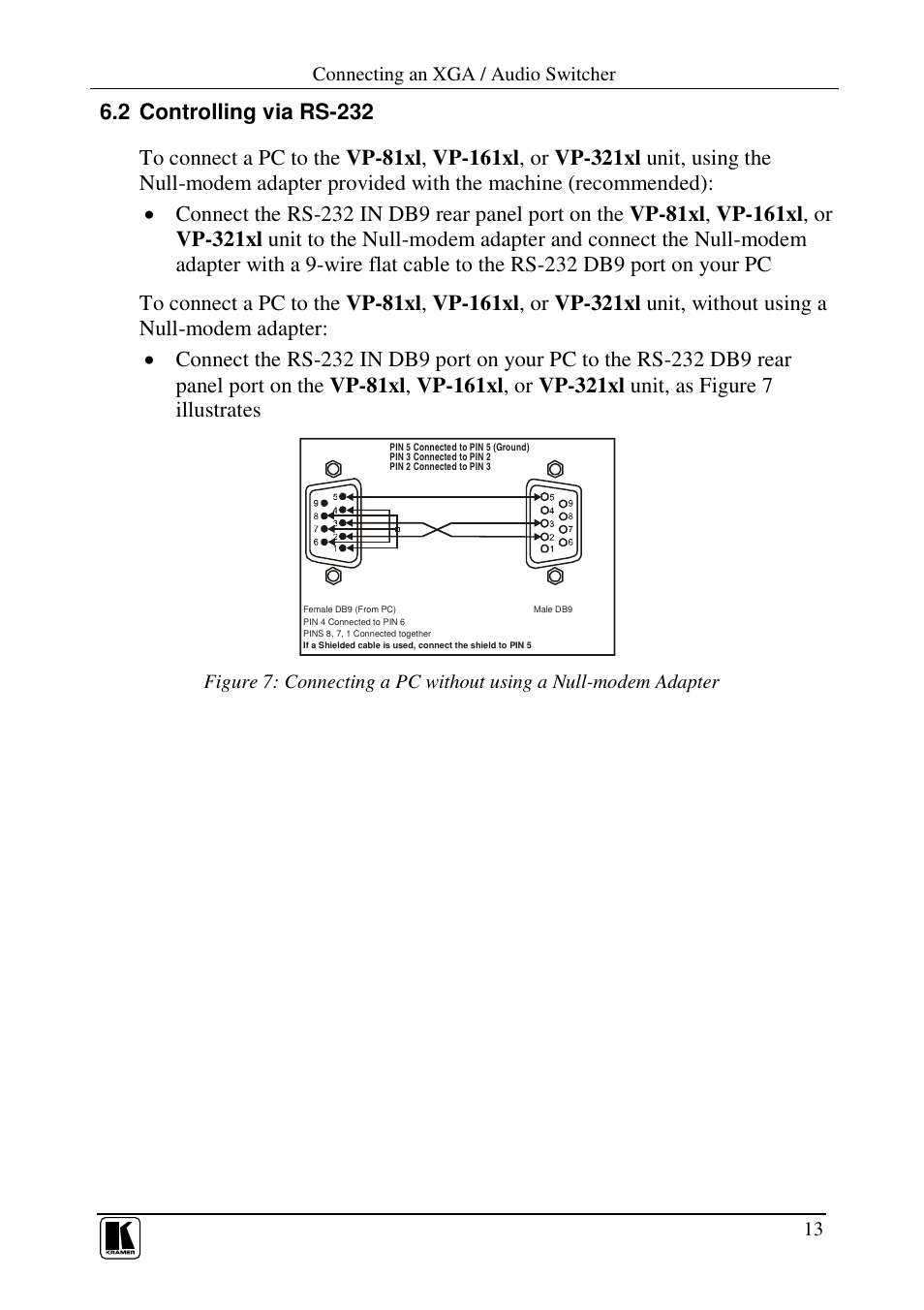 Kramer Electronics VP-161xl User Manual | Page 16 / 37