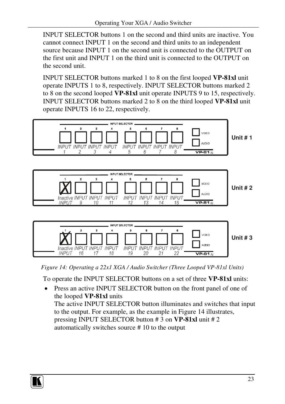 Kramer Electronics VP-161xl User Manual | Page 26 / 37