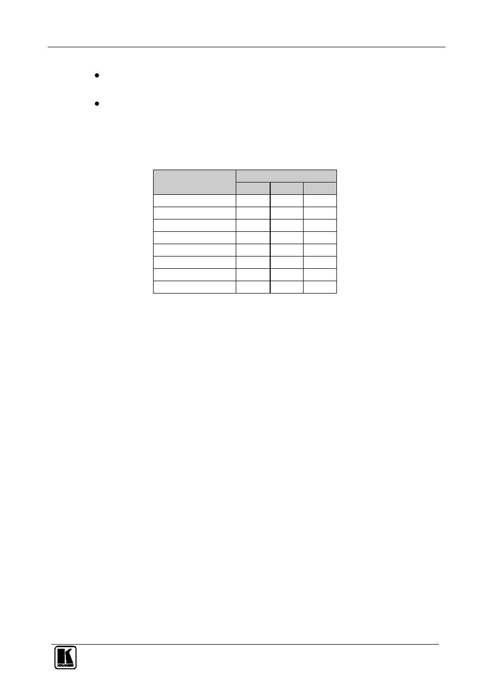 Table 4: machine number dip-switch settings, Table 4, Connecting and configuring the vp-16x18ak | Kramer Electronics VP-16x18AK User Manual | Page 23 / 60