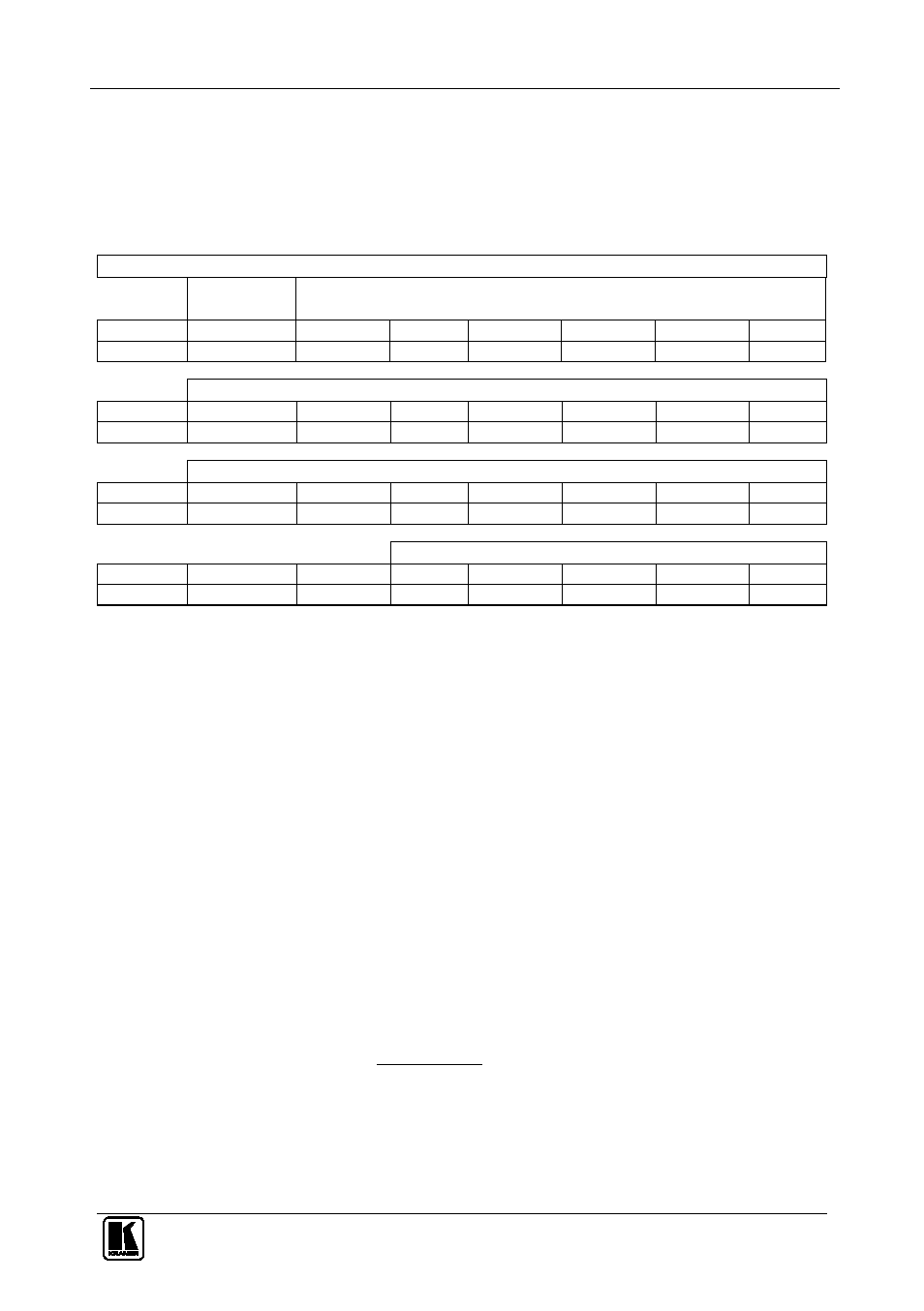 3 kramer protocol 2000, Kramer protocol 2000, Table 18: protocol definitions | Kramer protocol | Kramer Electronics VP-16x18AK User Manual | Page 55 / 60
