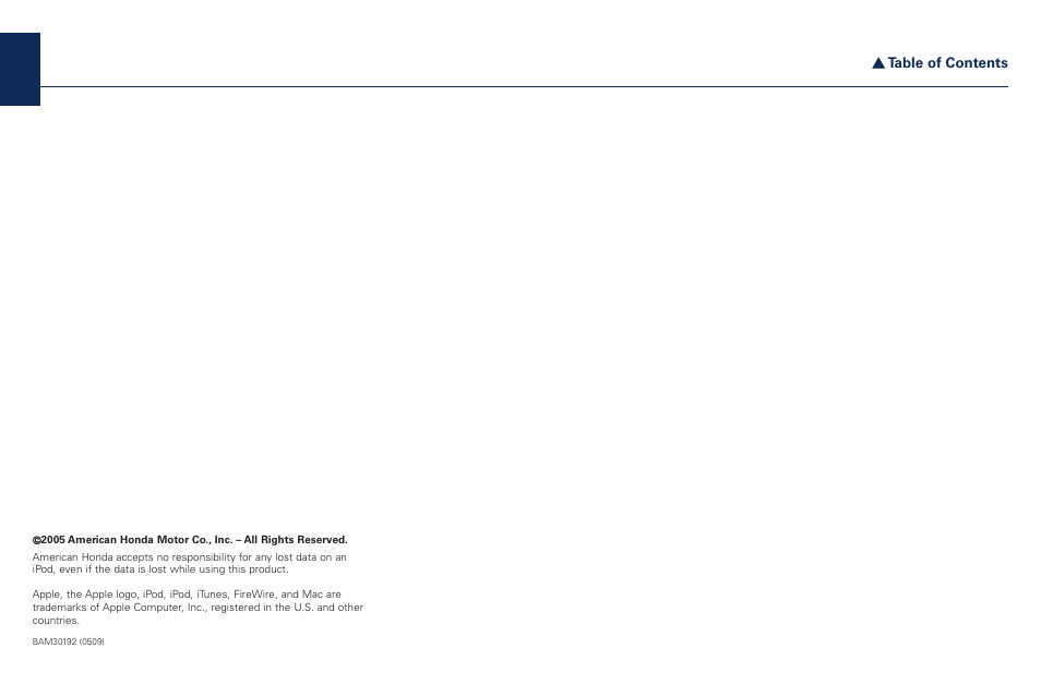 Acura Music Link BAM30192 User Manual | Page 21 / 21
