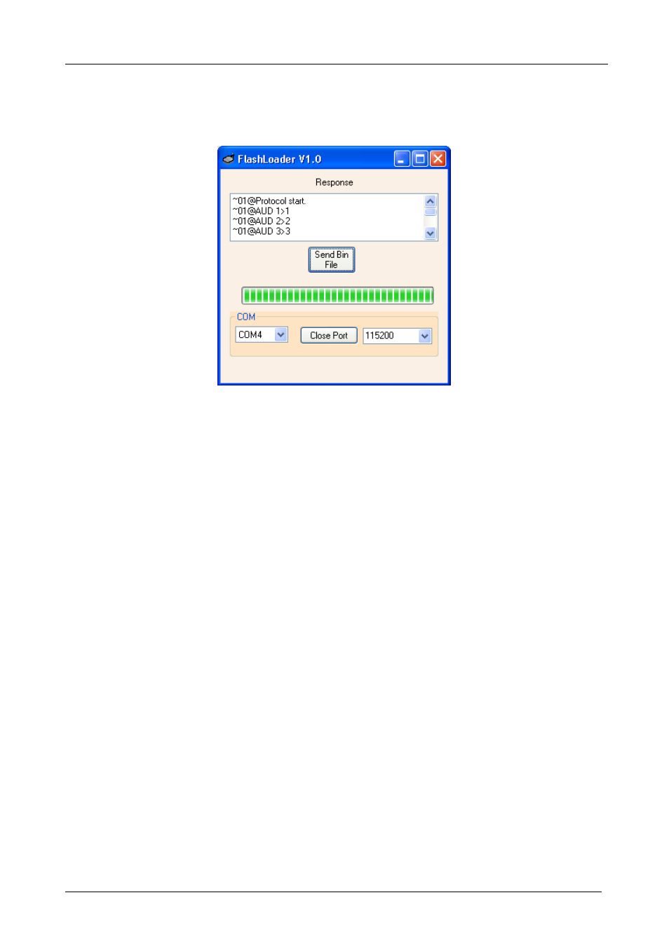 Figure 6: flash upgrade process | Kramer Electronics VP-27 User Manual | Page 17 / 32