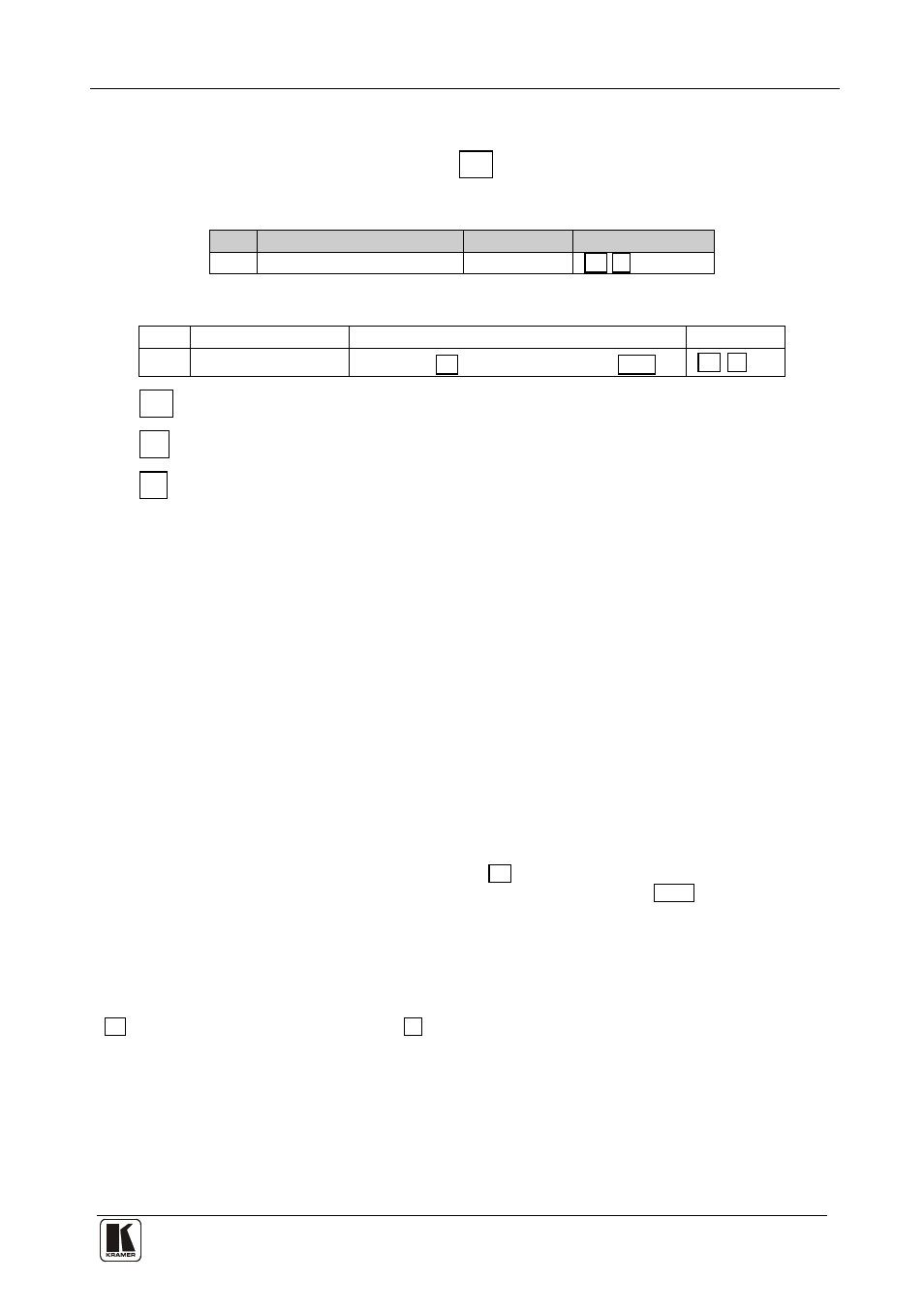 2 command parts details, Command parts details, Device long response ( echoing command ) | Kramer Electronics VP-27 User Manual | Page 24 / 32