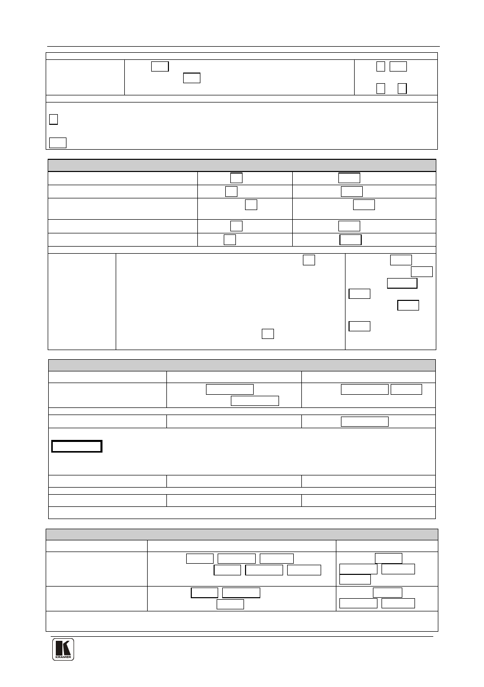 Kramer protocol | Kramer Electronics VP-27 User Manual | Page 26 / 32