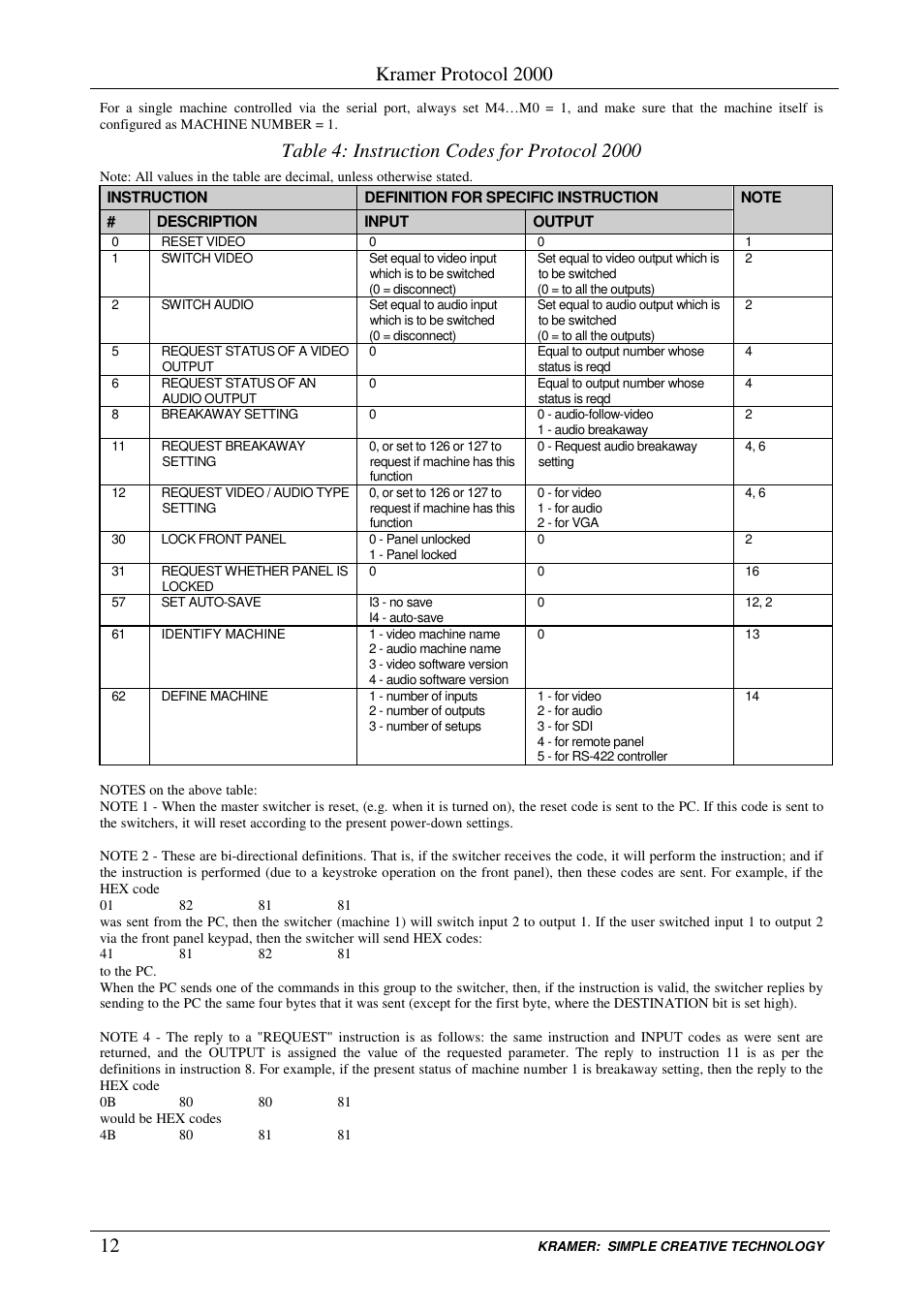 Kramer protocol 2000 | Kramer Electronics VP-2x2 User Manual | Page 14 / 17