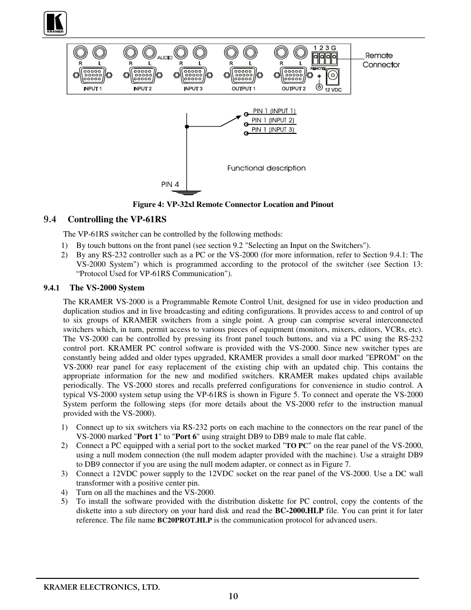 Kramer Electronics VP-31 User Manual | Page 12 / 25