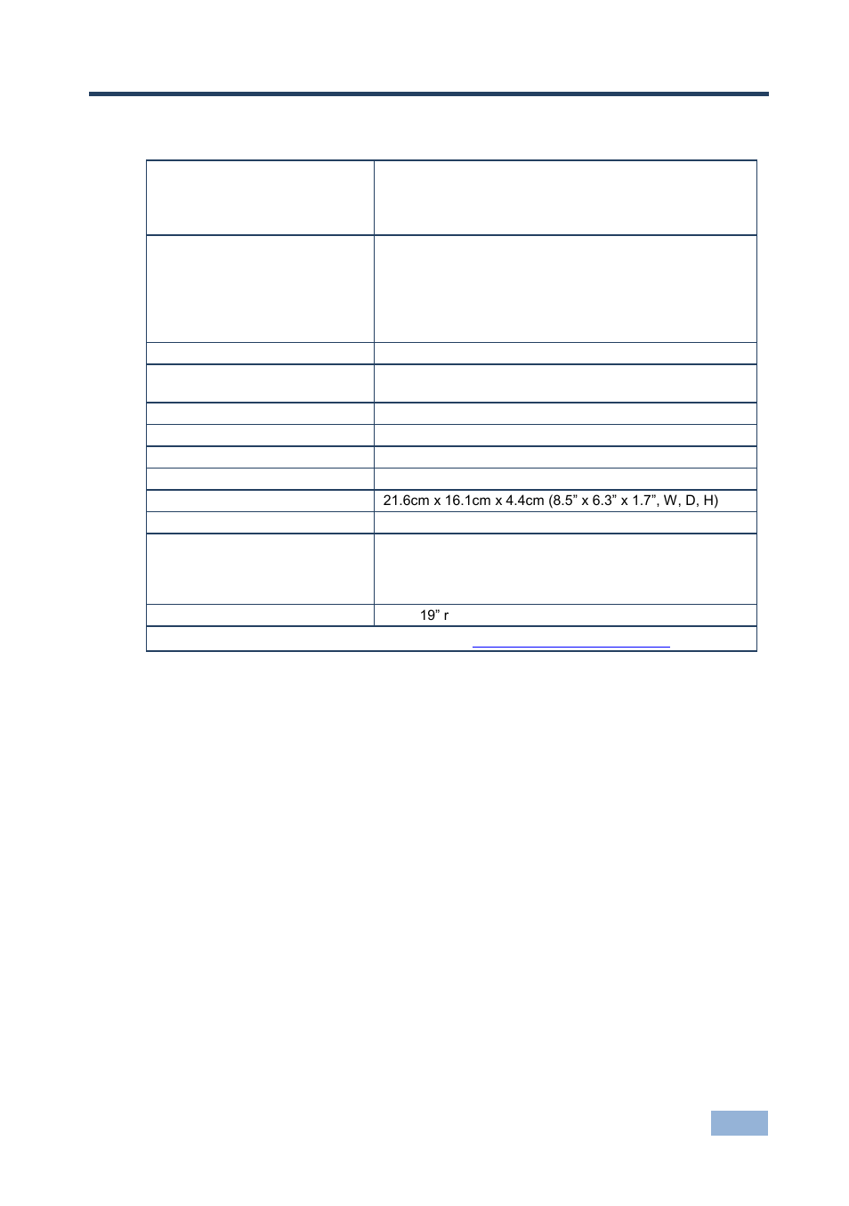 5 technical specifications, Technical specifications, 5technical specifications | Kramer Electronics VP-311DVI User Manual | Page 18 / 20