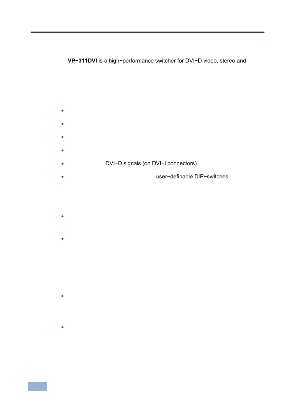 3 overview, Overview, 3overview | Kramer Electronics VP-311DVI User Manual | Page 7 / 20