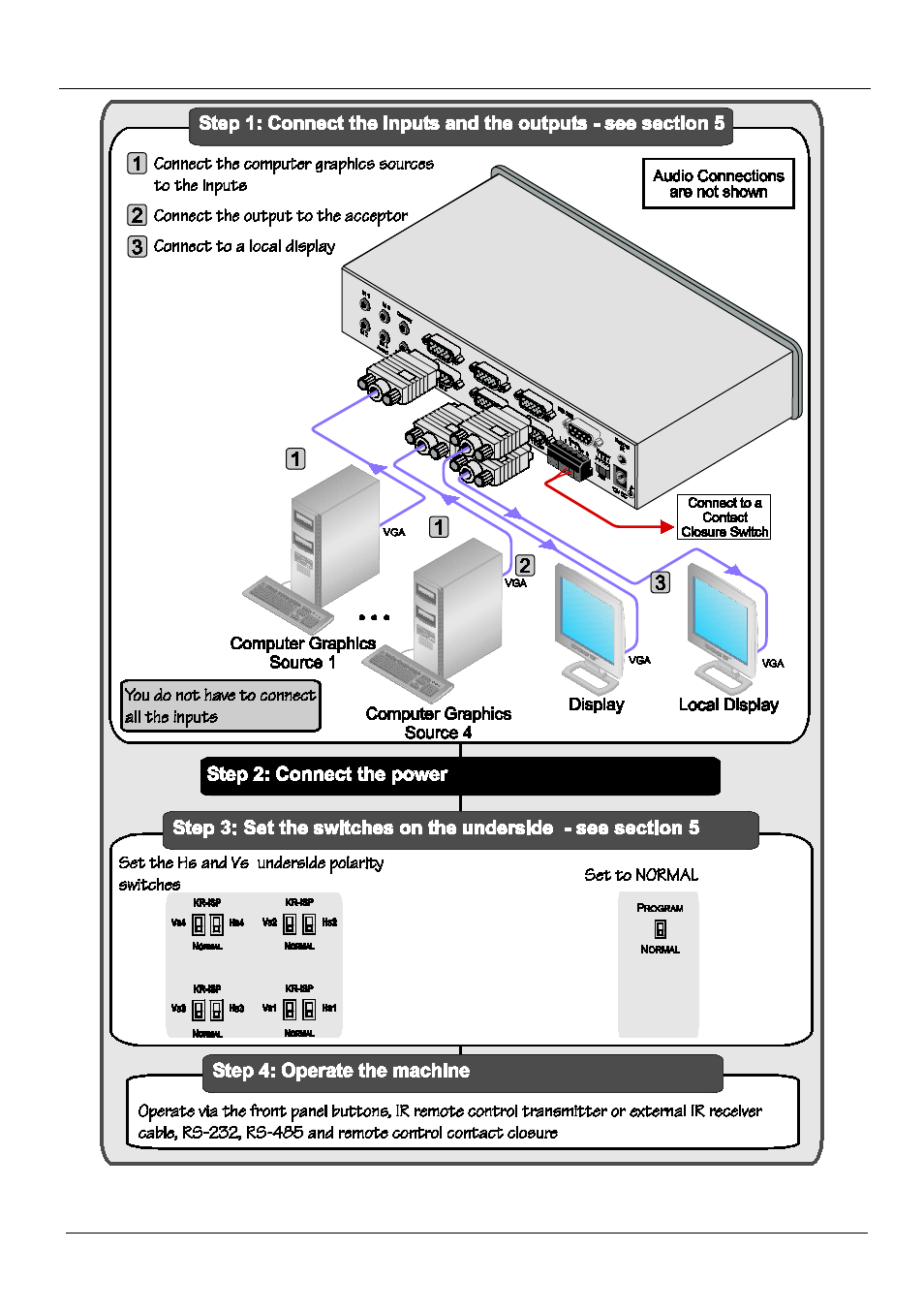 Kramer Electronics VP-411DS User Manual | Page 4 / 22