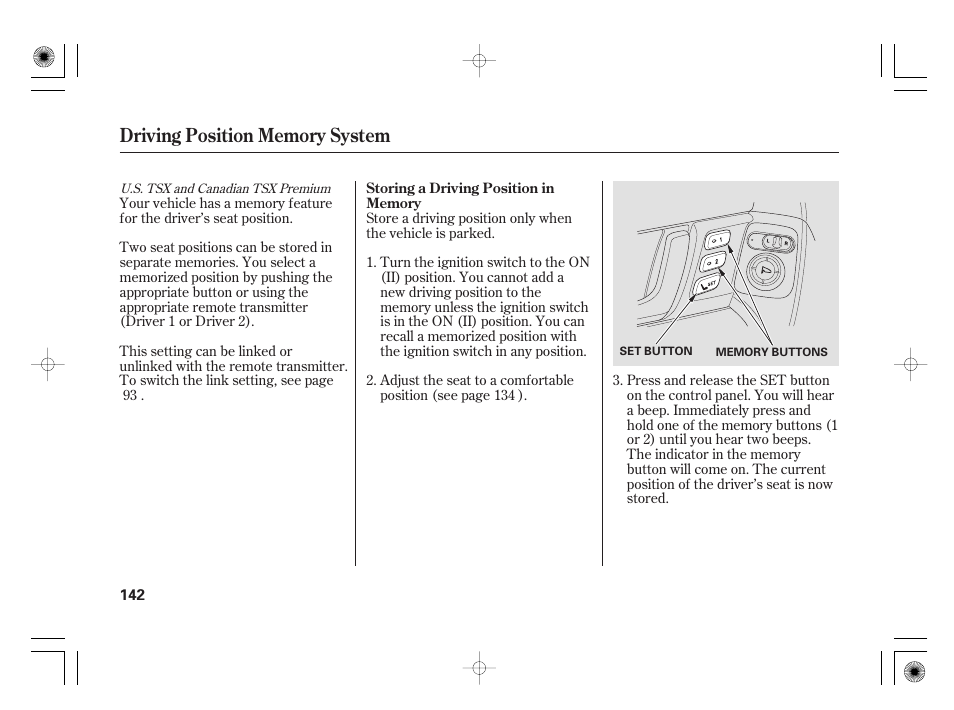 Acura 2009 TSX User Manual | Page 148 / 526