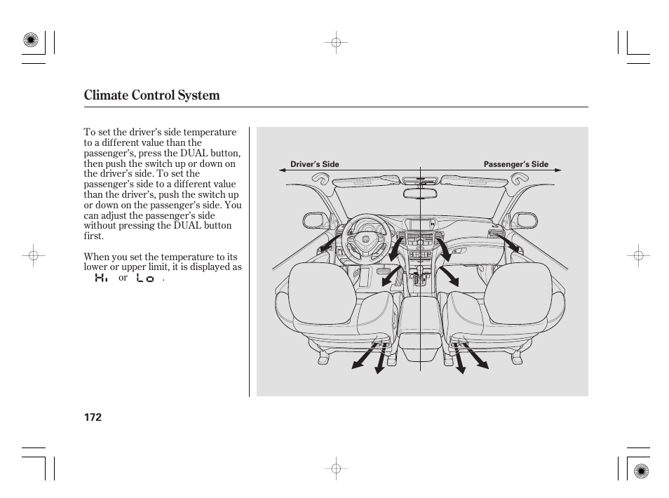 Climate control system | Acura 2009 TSX User Manual | Page 178 / 526