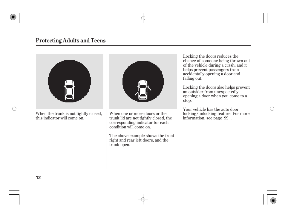 Protecting adults and teens | Acura 2009 TSX User Manual | Page 18 / 526