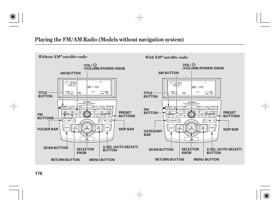 Acura 2009 TSX User Manual | Page 182 / 526