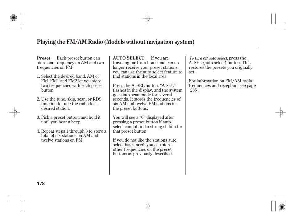 Acura 2009 TSX User Manual | Page 184 / 526