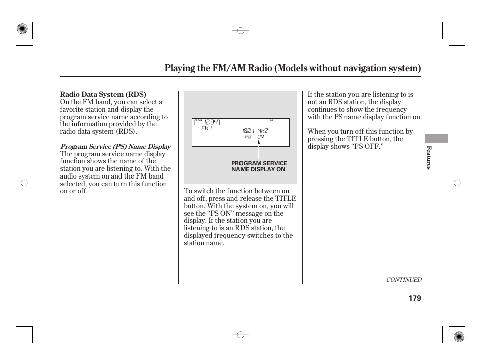 Acura 2009 TSX User Manual | Page 185 / 526