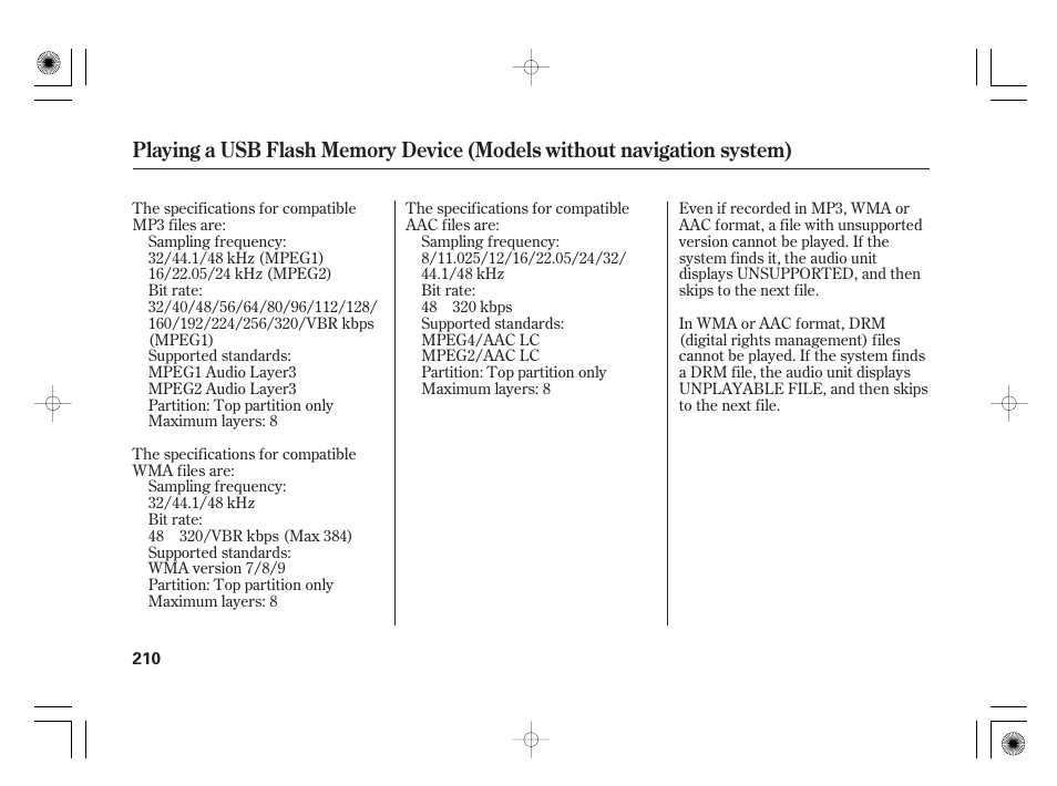 Acura 2009 TSX User Manual | Page 216 / 526