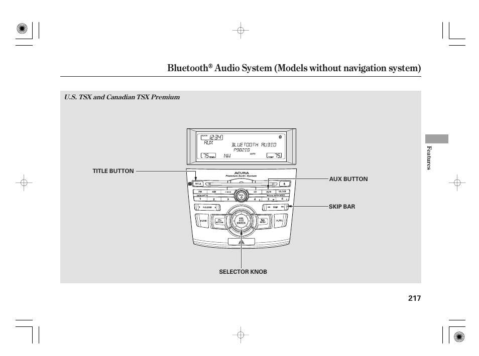 Acura 2009 TSX User Manual | Page 223 / 526