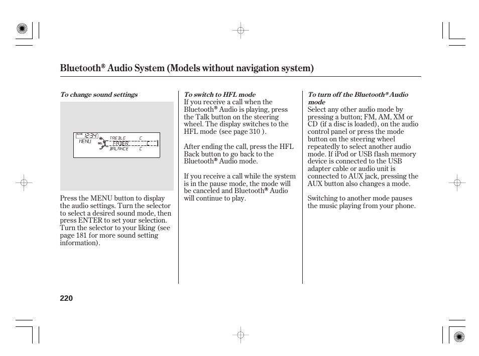 Acura 2009 TSX User Manual | Page 226 / 526