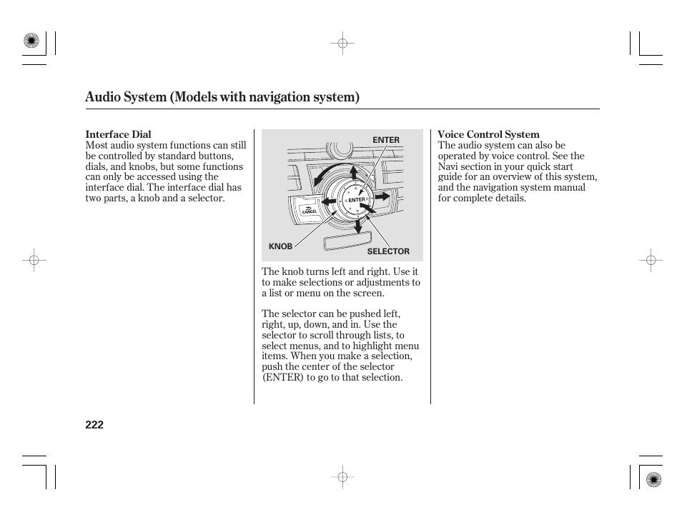Audio system (models with navigation system) | Acura 2009 TSX User Manual | Page 228 / 526