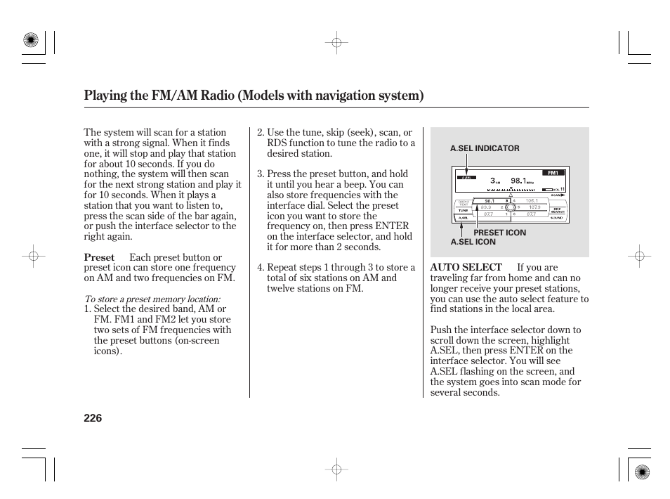 Acura 2009 TSX User Manual | Page 232 / 526