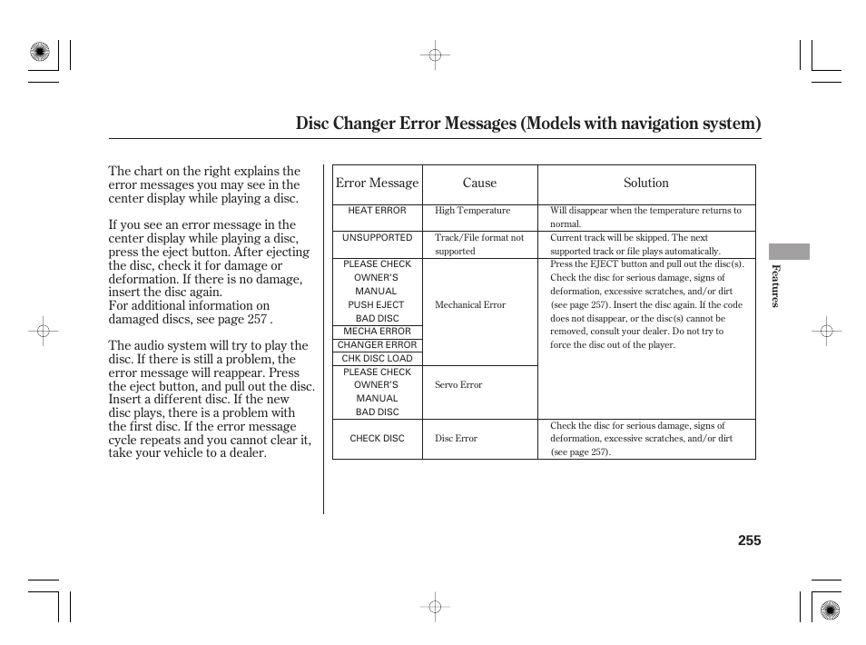 Acura 2009 TSX User Manual | Page 261 / 526