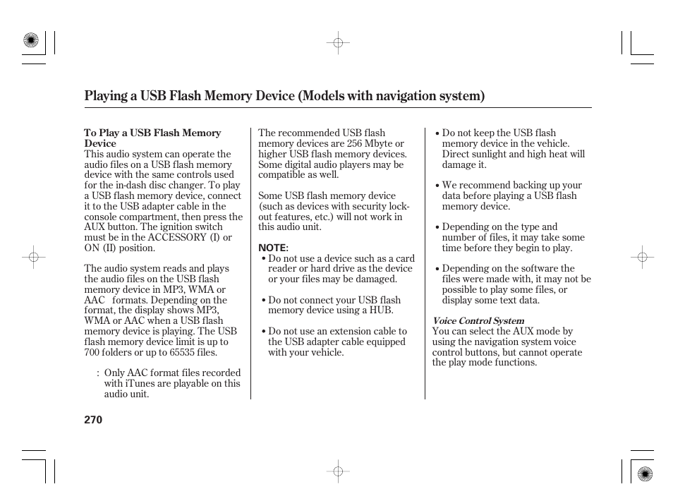 Acura 2009 TSX User Manual | Page 276 / 526