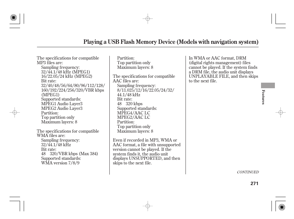 Acura 2009 TSX User Manual | Page 277 / 526